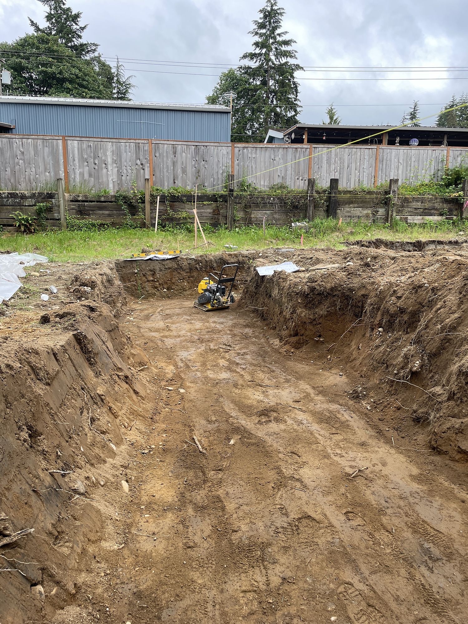 Excavation — How the Bothell house went up.