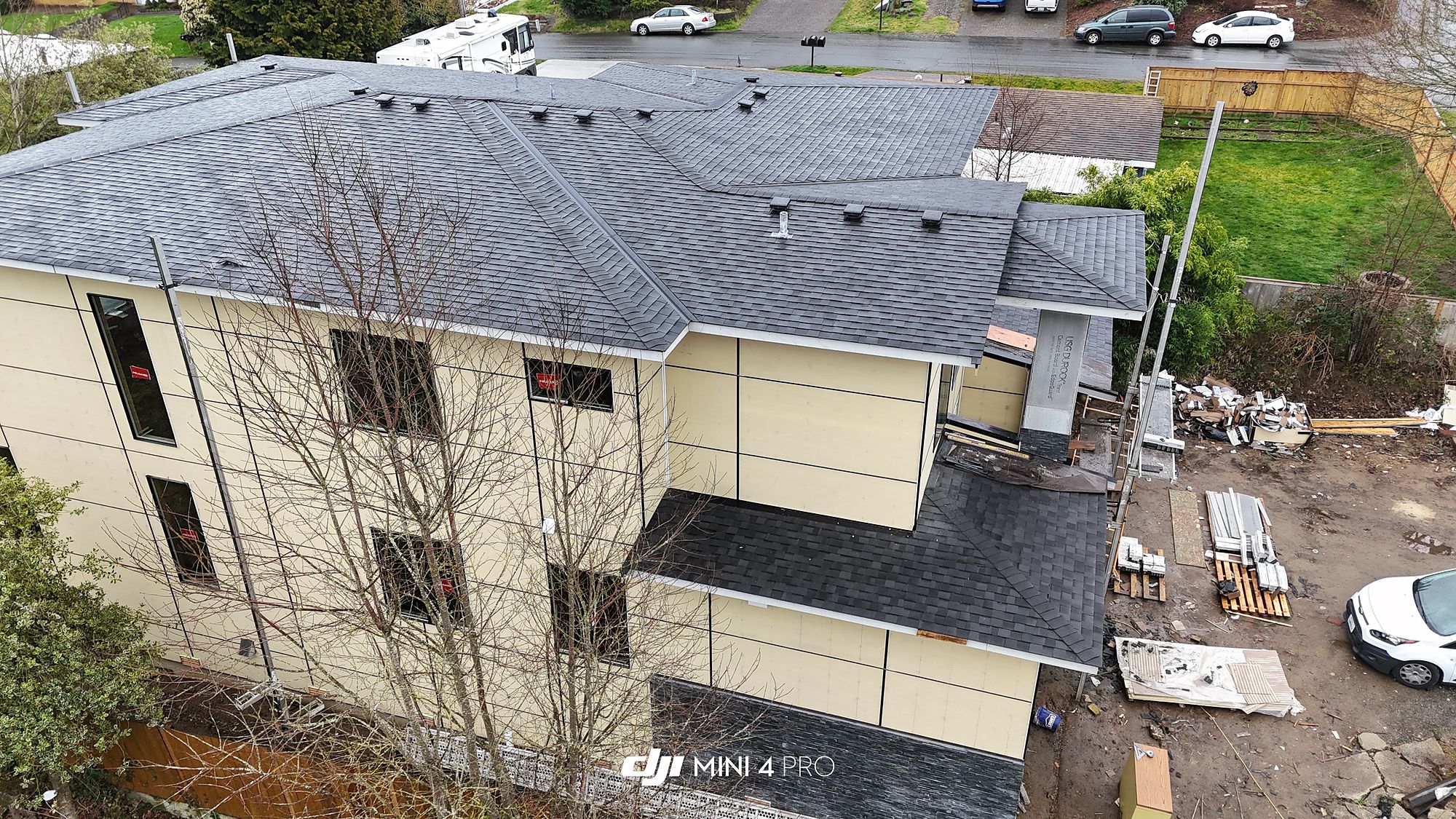 Envelope — How the Bothell house went up.