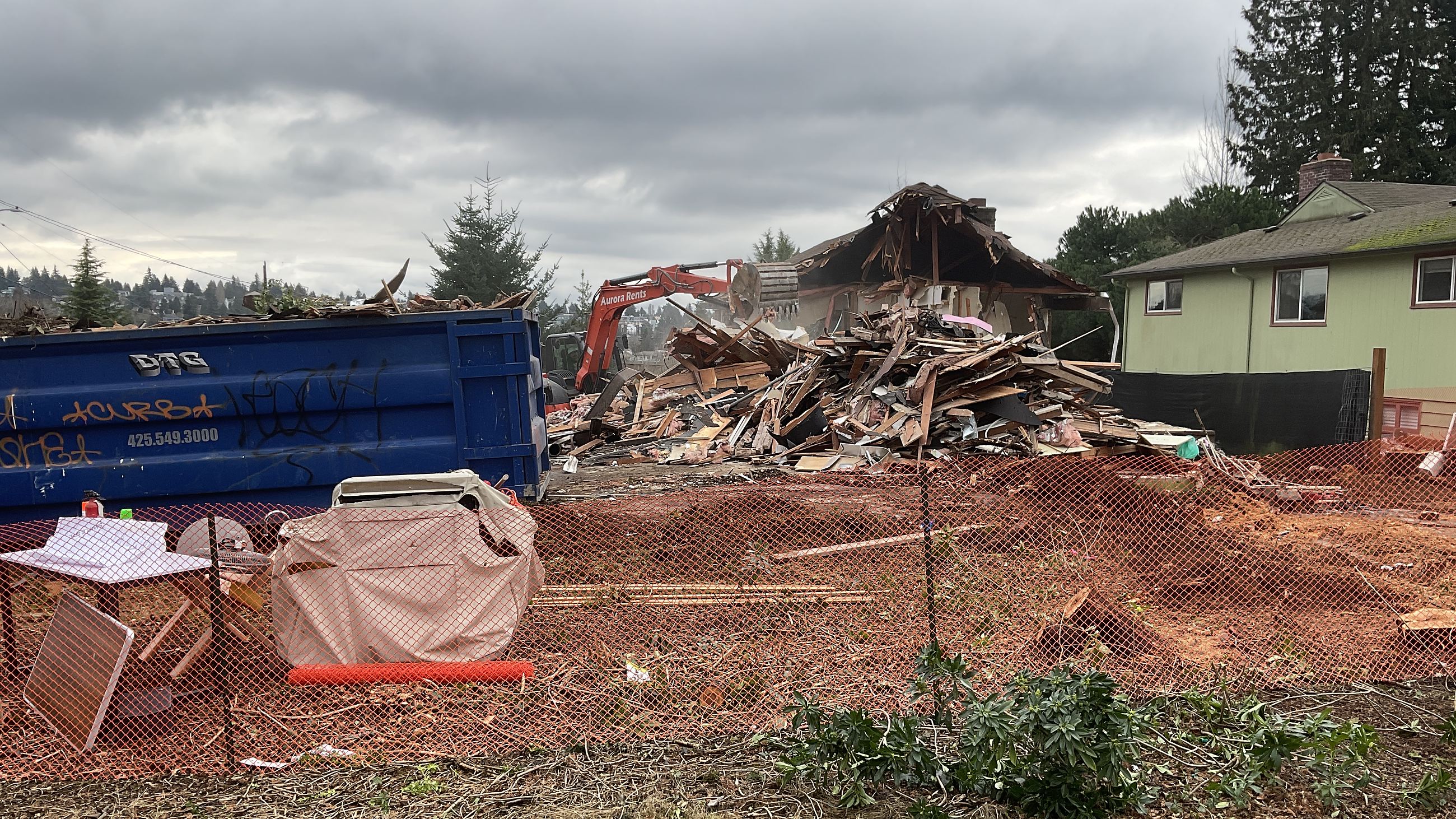 Demolition — tear-down and rebuild in Seattle