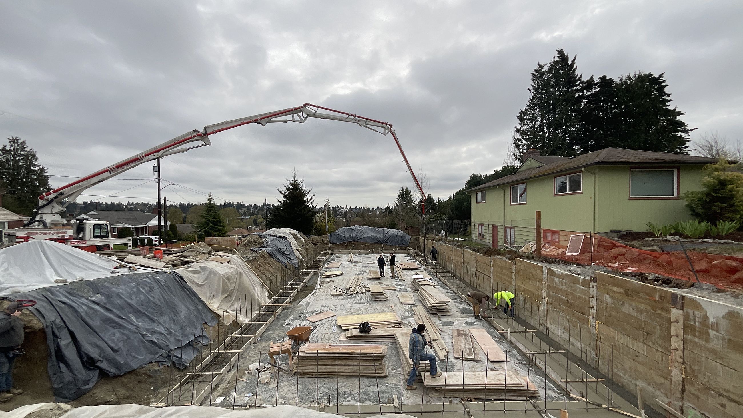 Foundation — tear-down and rebuild in Seattle