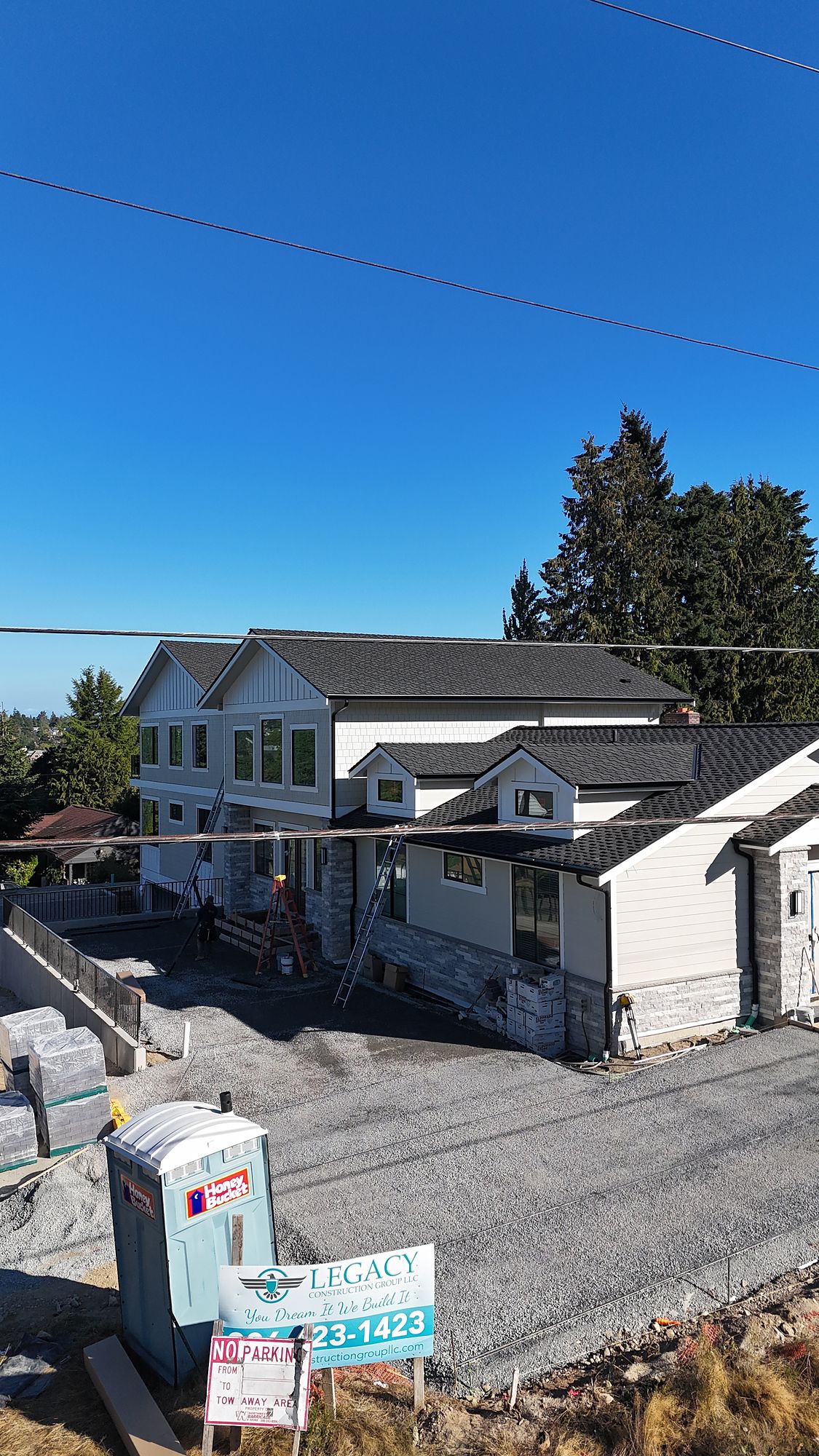 Street view — tear-down and rebuild in Seattle
