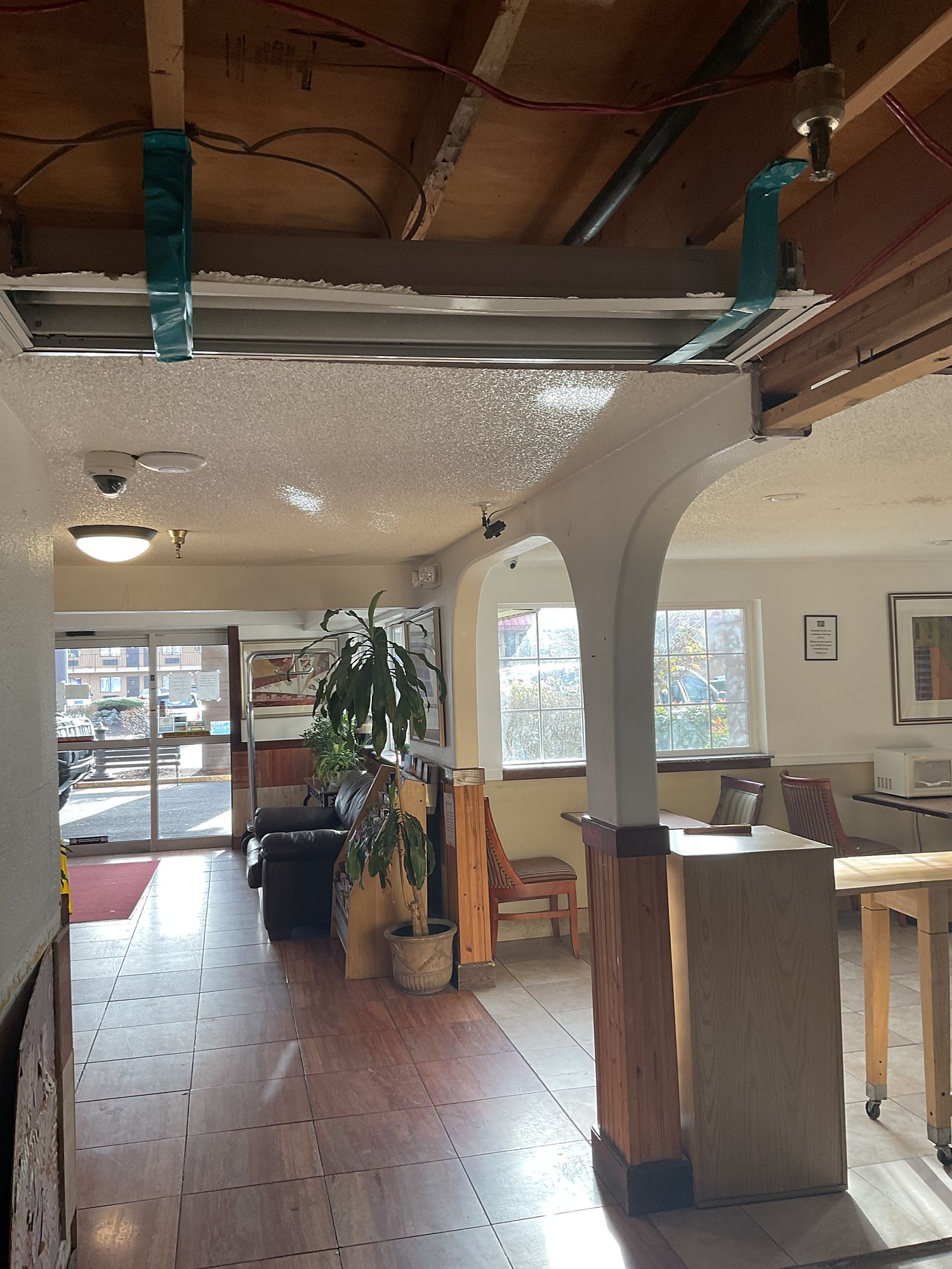 What we walked into — hotel fire restoration