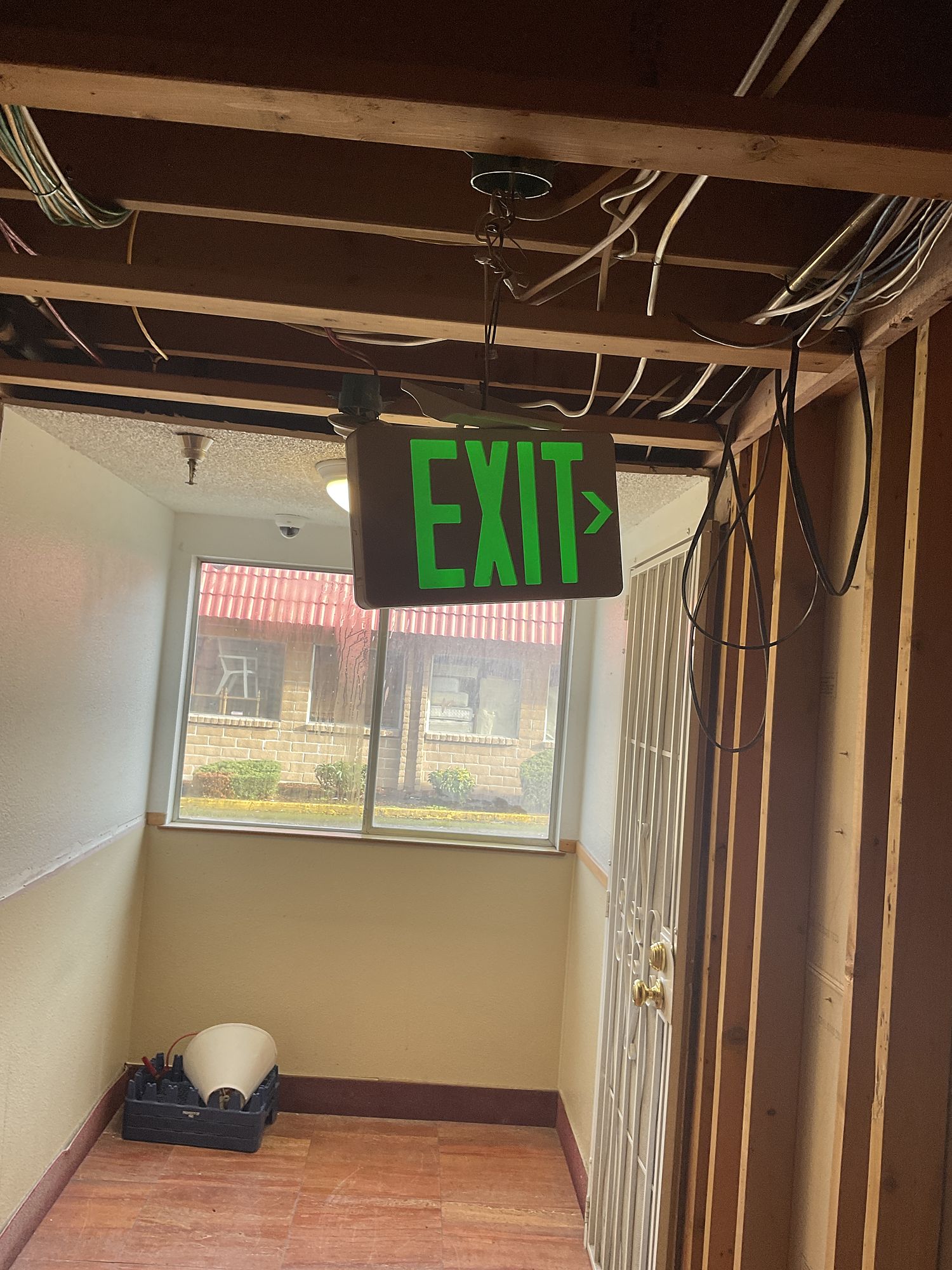Strip-out — hotel fire restoration