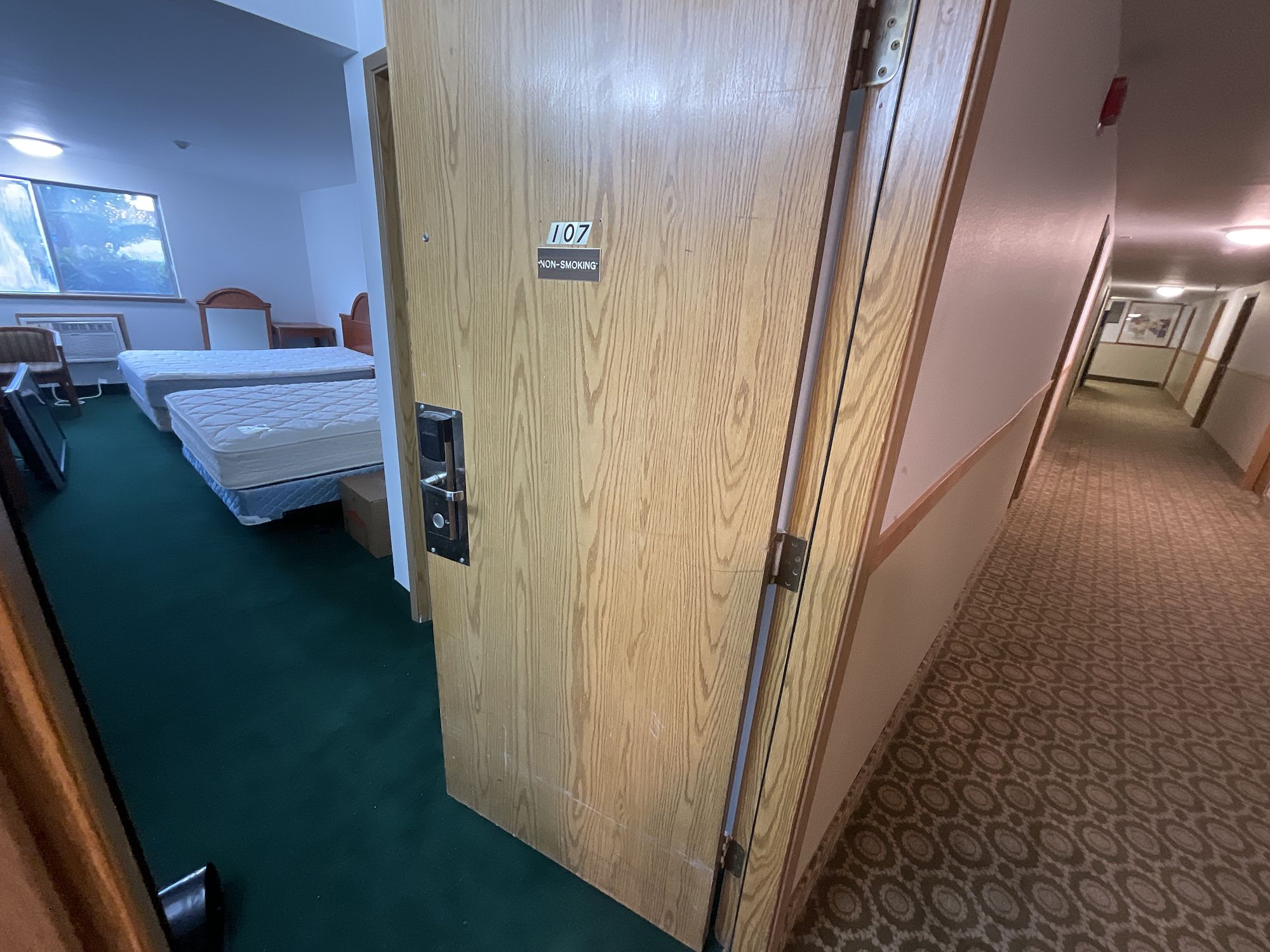 Corridors rebuilt — hotel fire restoration