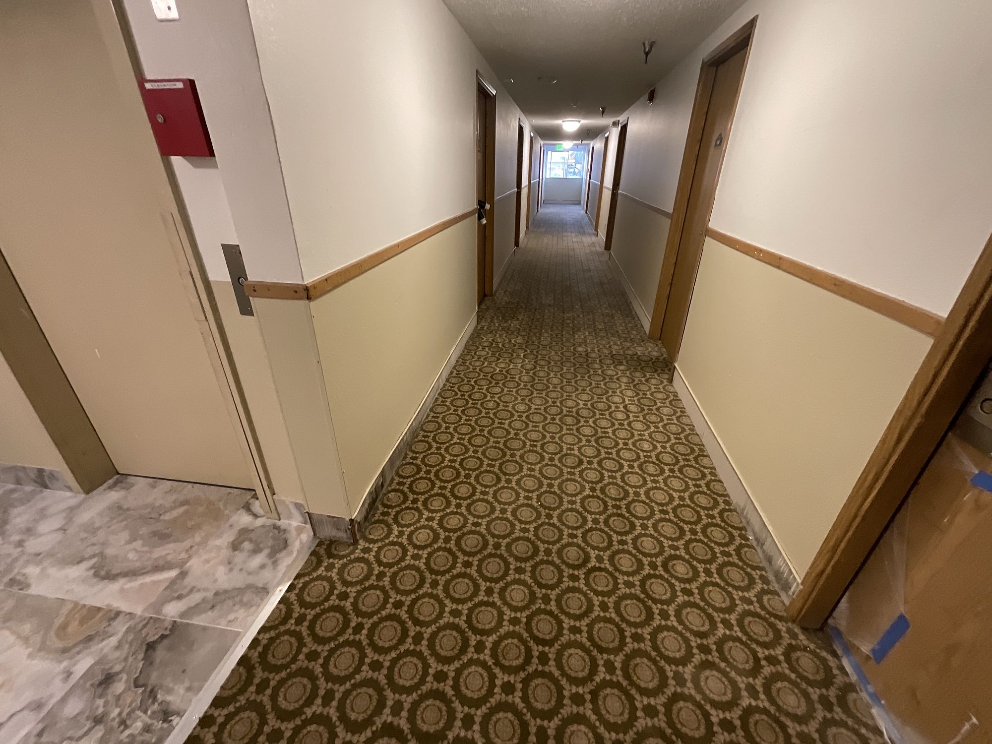 Corridors rebuilt — hotel fire restoration
