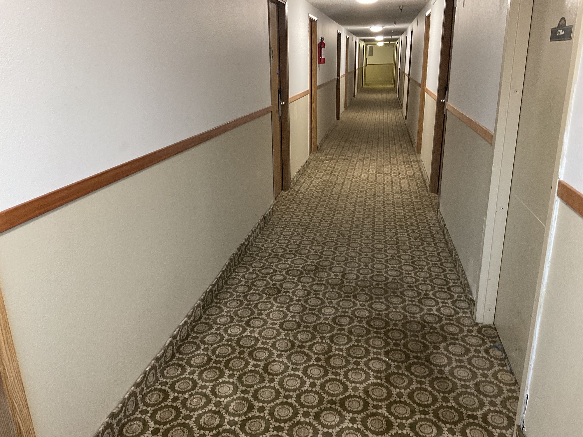 Corridors rebuilt — hotel fire restoration