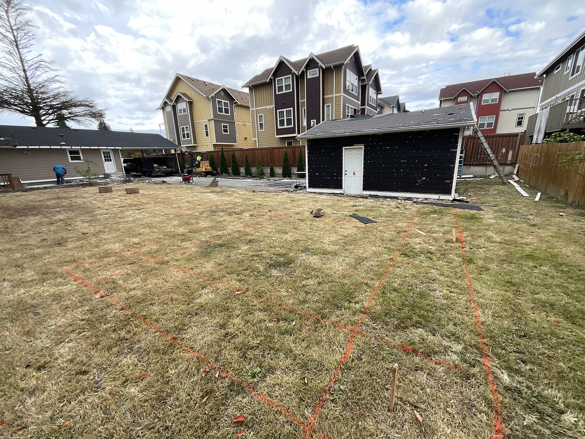 The site — From an empty lot to a licensed childcare centre.
