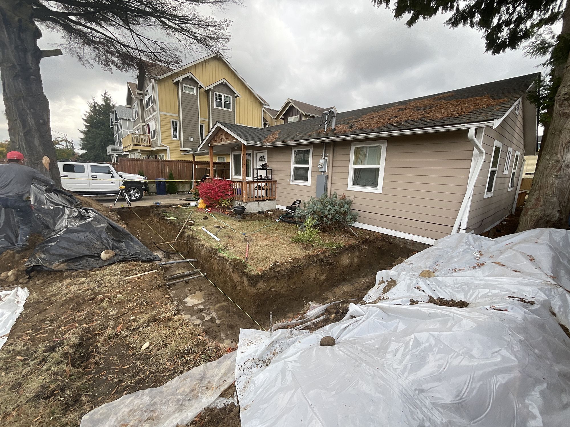 The site — From an empty lot to a licensed childcare centre.