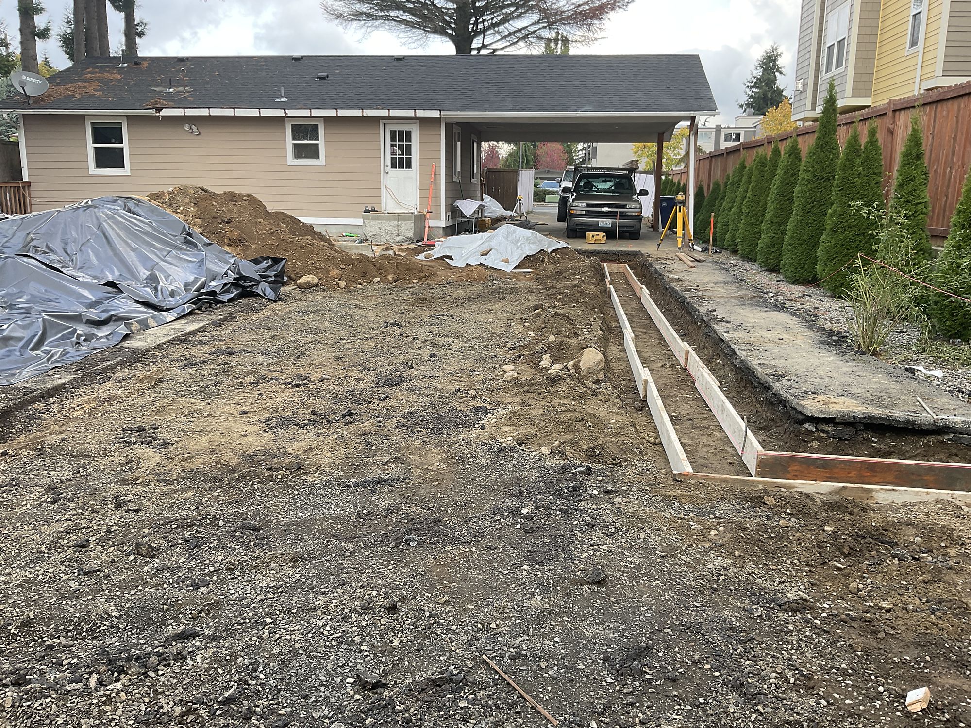 The site — From an empty lot to a licensed childcare centre.