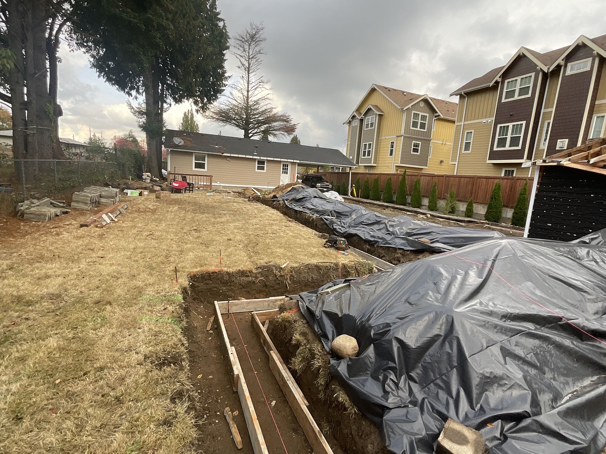 The site — From an empty lot to a licensed childcare centre.