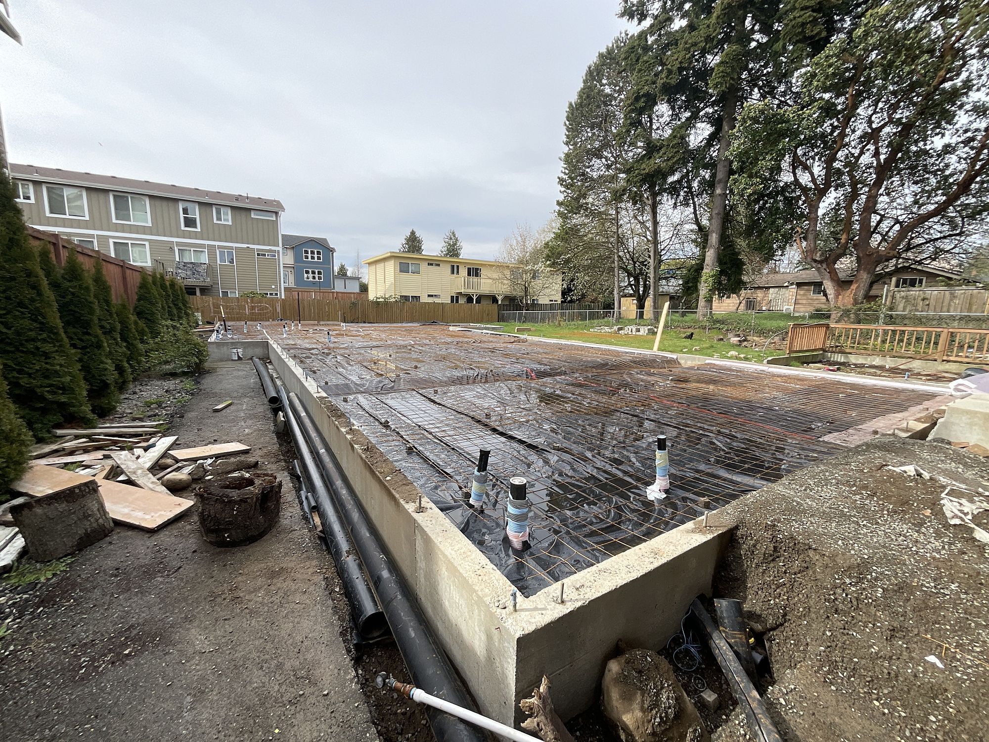Footings and slab — From an empty lot to a licensed childcare centre.