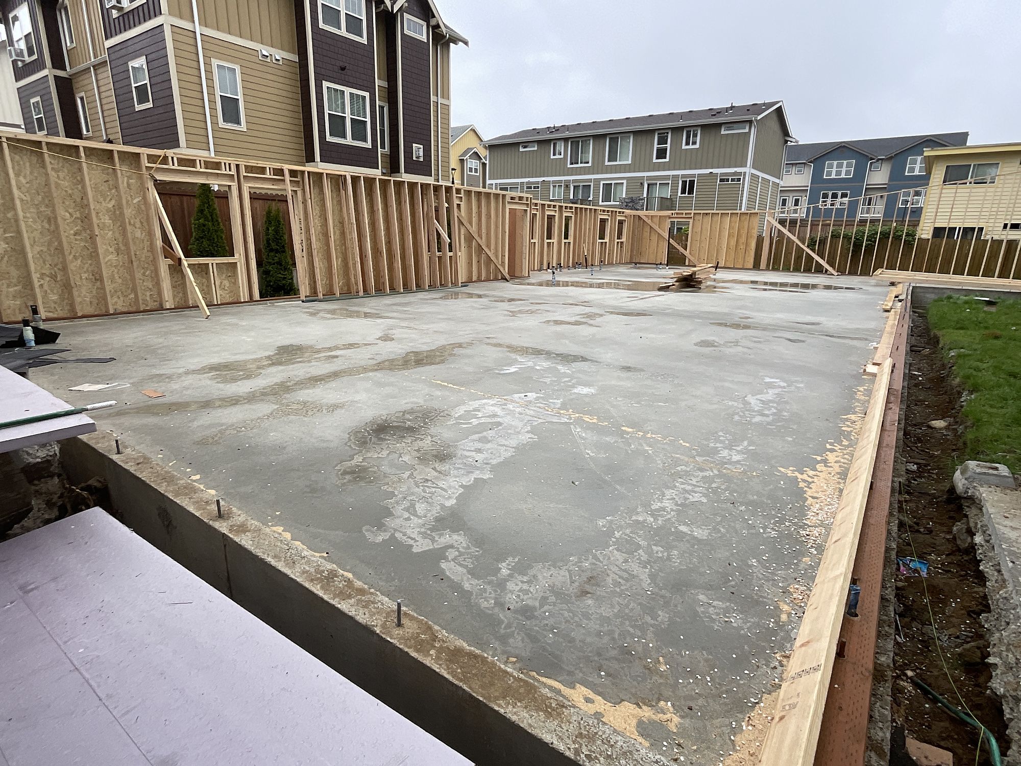 Framing — From an empty lot to a licensed childcare centre.