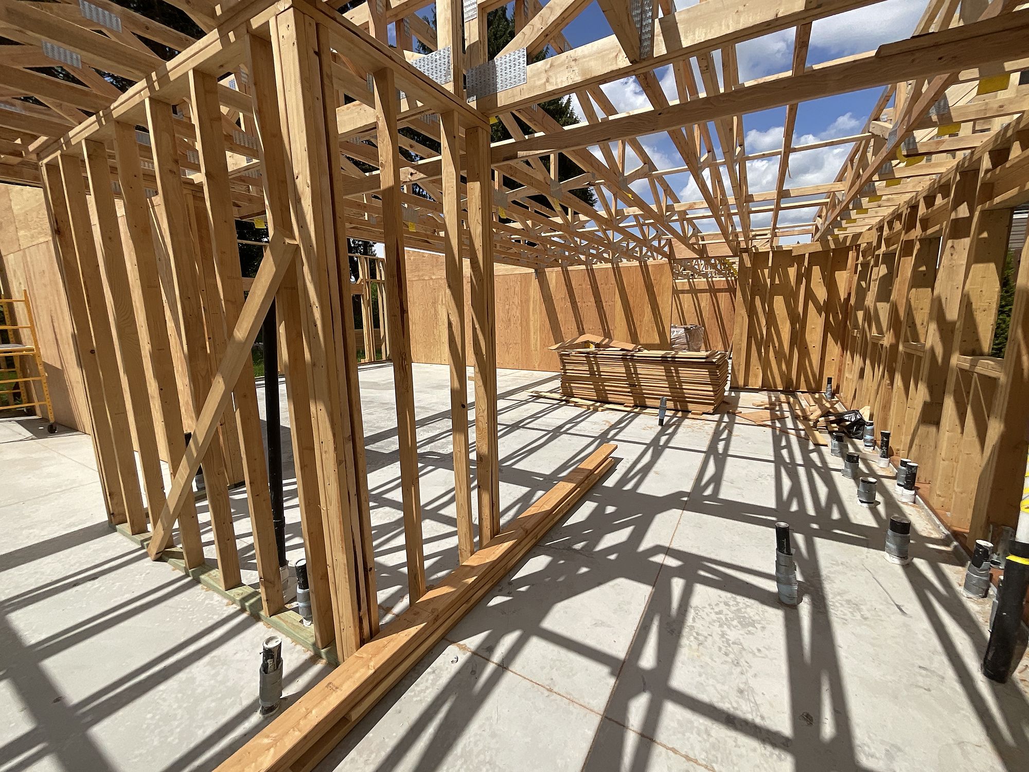 Framing — From an empty lot to a licensed childcare centre.