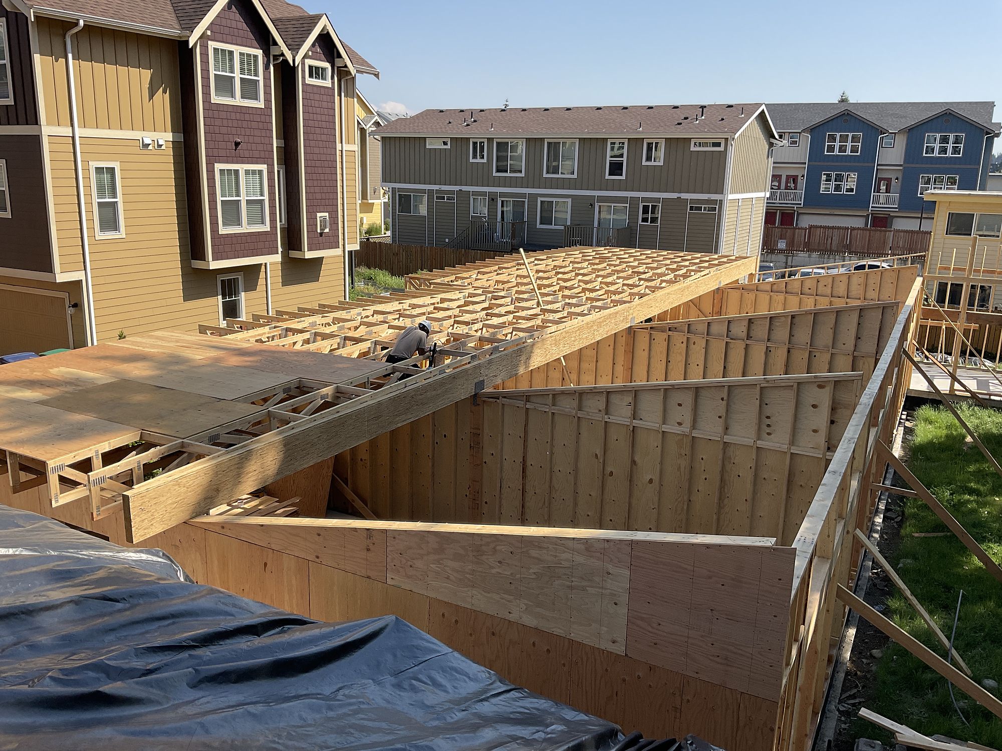 Framing — From an empty lot to a licensed childcare centre.