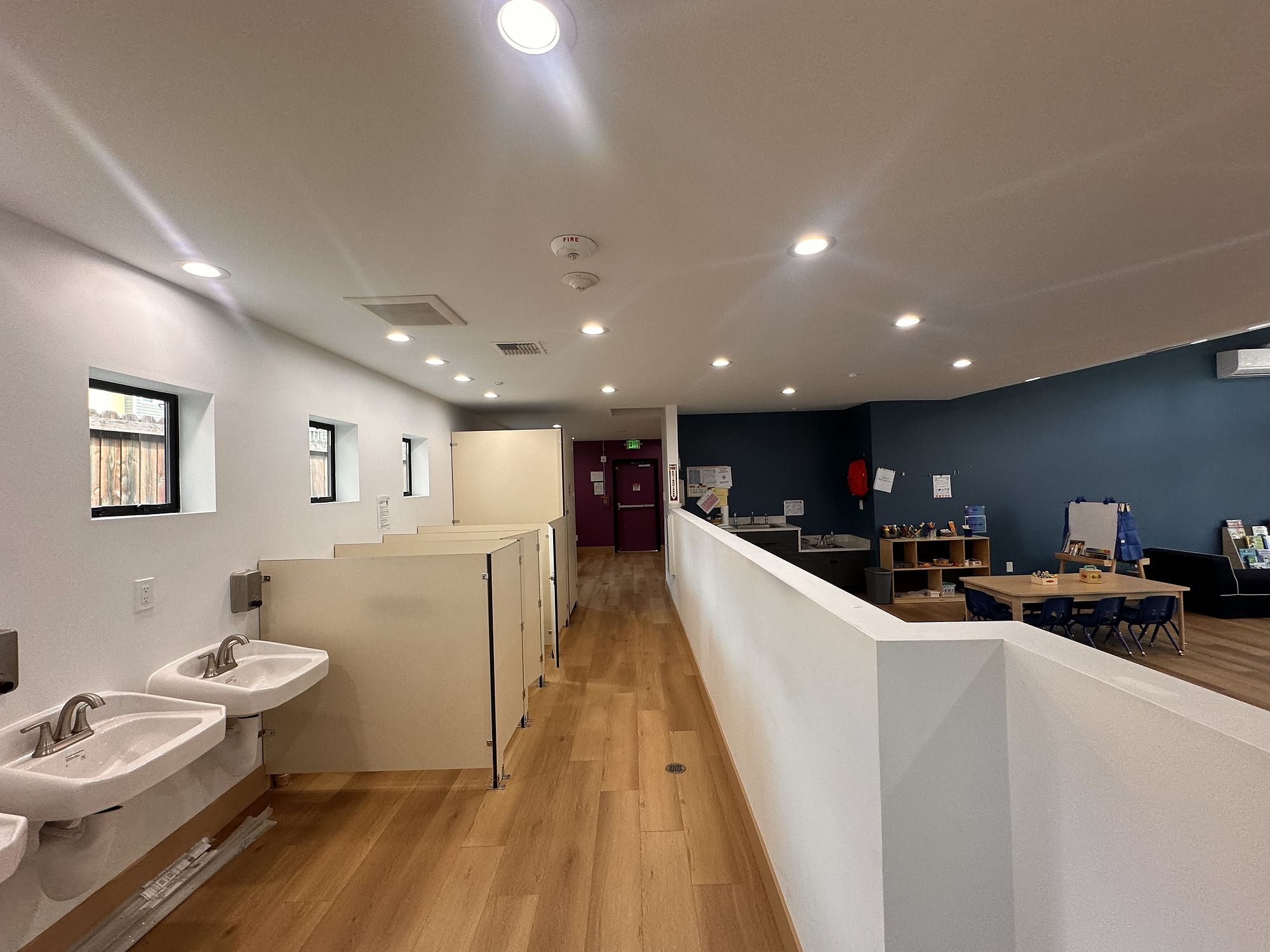 Interiors — From an empty lot to a licensed childcare centre.