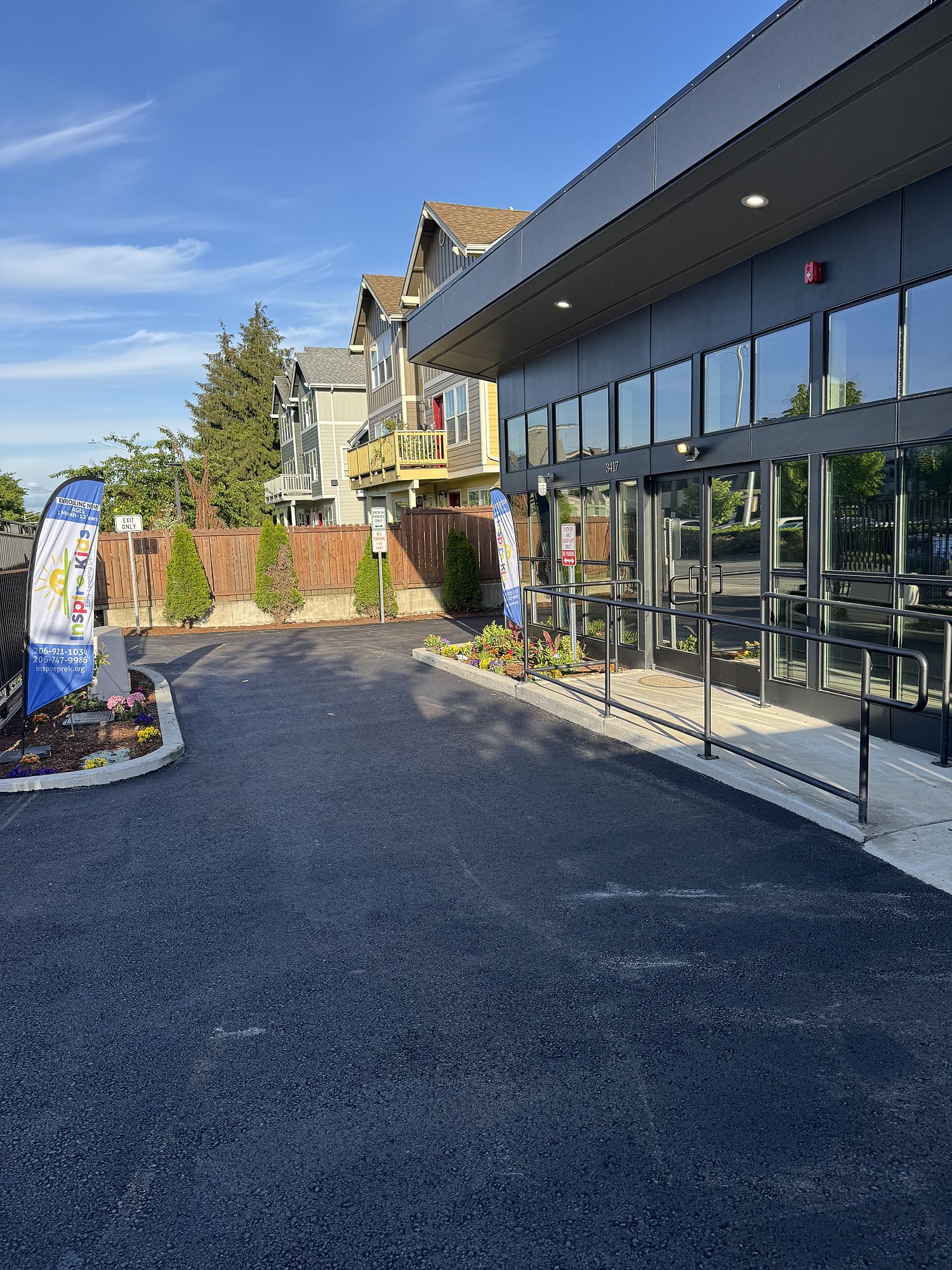 Green roof and site — From an empty lot to a licensed childcare centre.