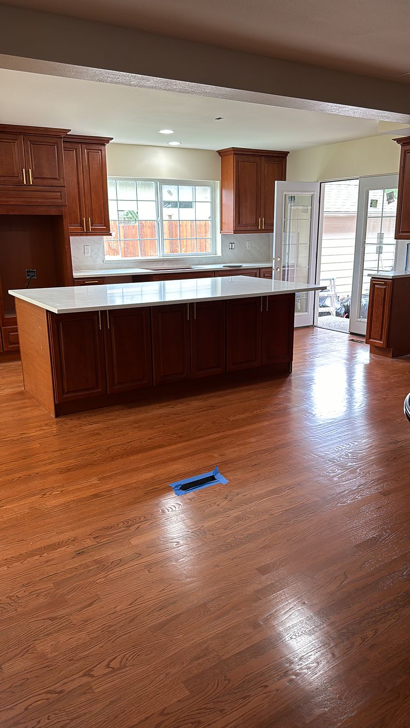 Finished kitchen by Legacy Construction Group