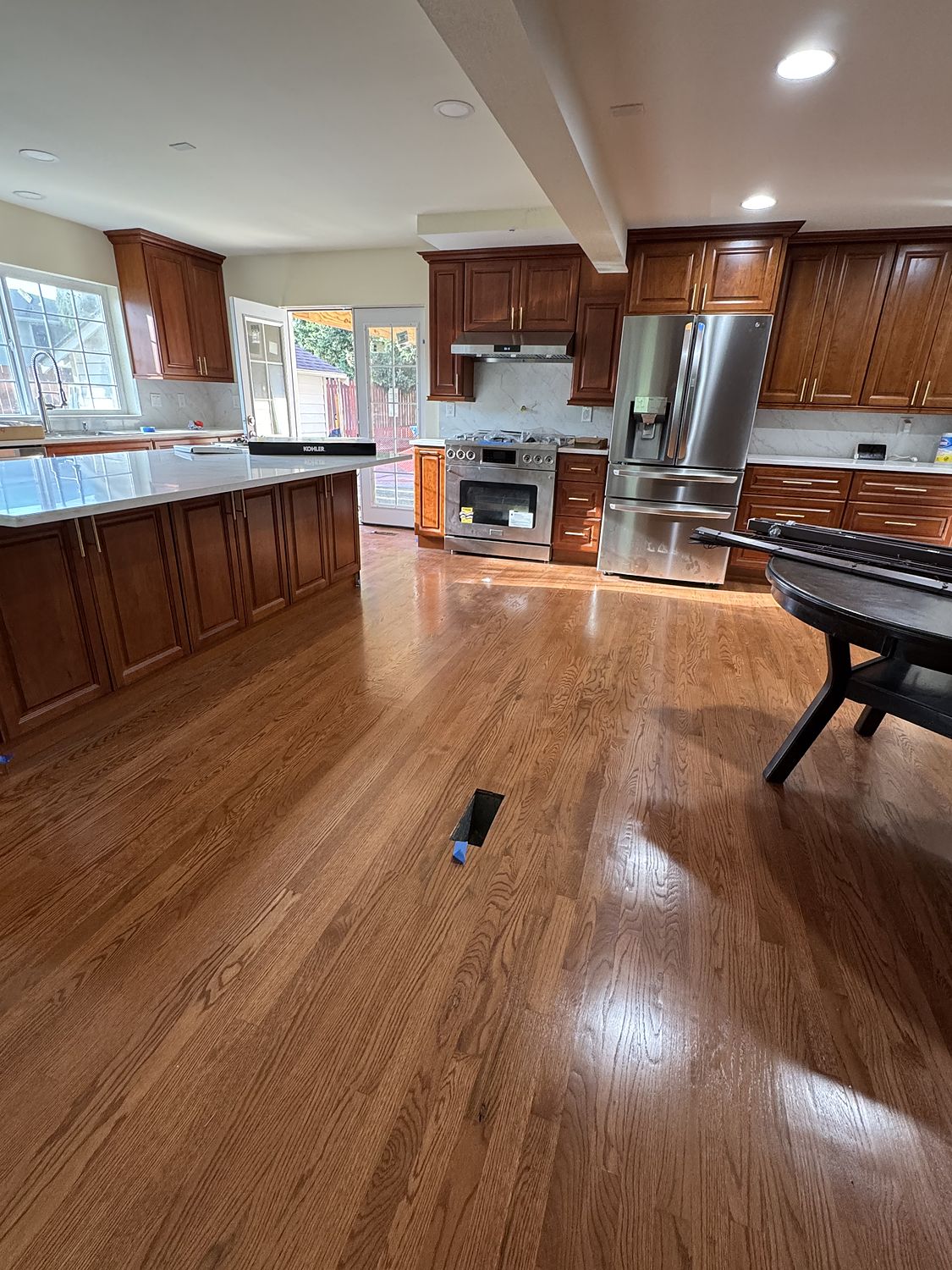 Finished kitchen by Legacy Construction Group
