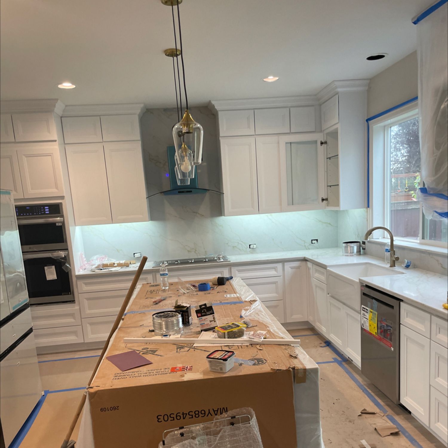 Finished kitchen by Legacy Construction Group