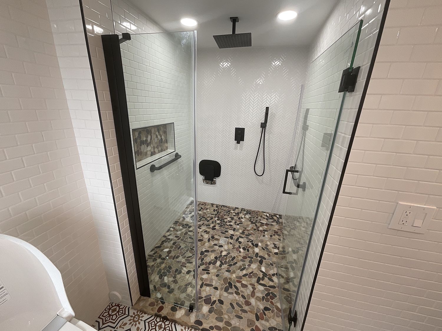 Finished kitchen or bathroom by Legacy Construction Group