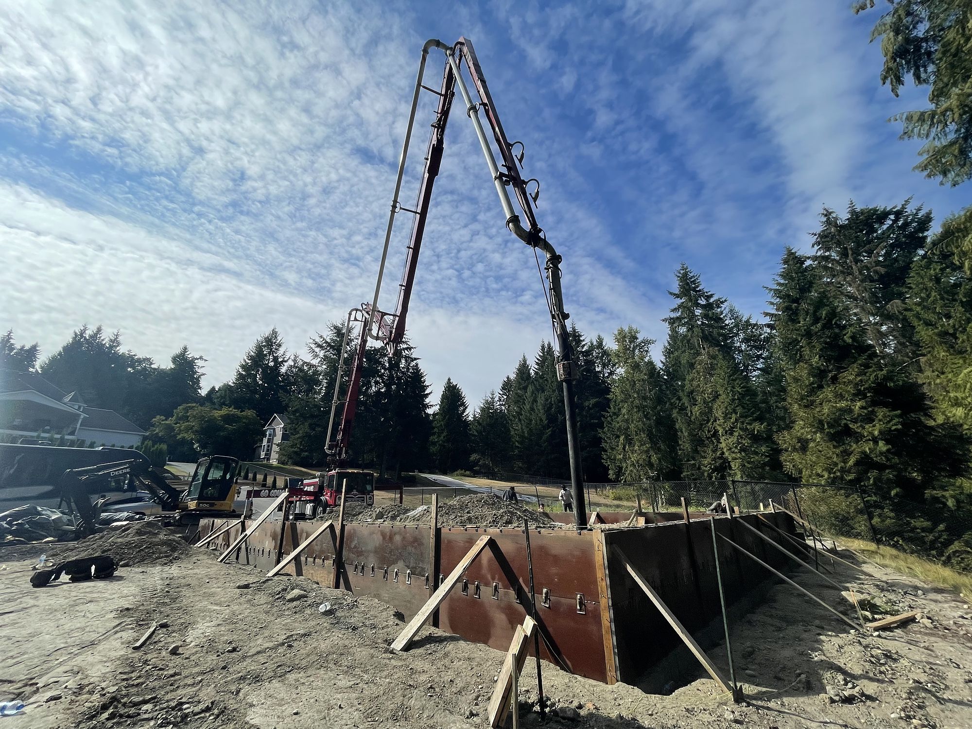 Foundation — new home in Woodinville