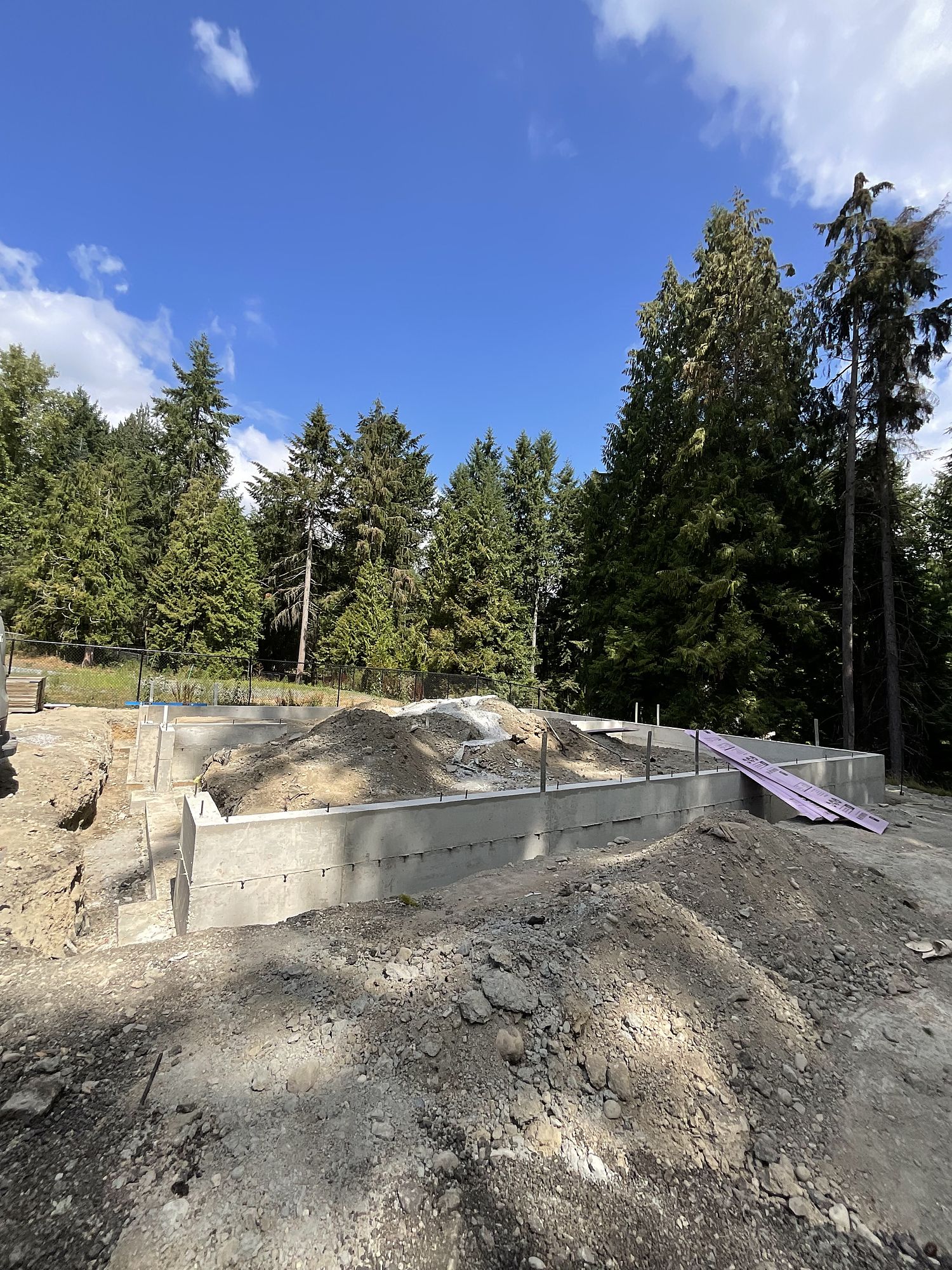 Foundation — new home in Woodinville